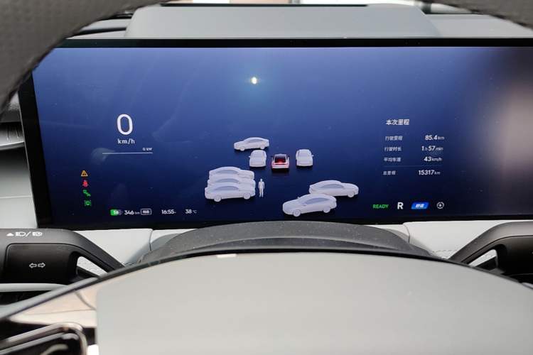 Used Geely Galaxy E8 2025 700 km Long-Range Intelligent Driving Version Instrument Cluster