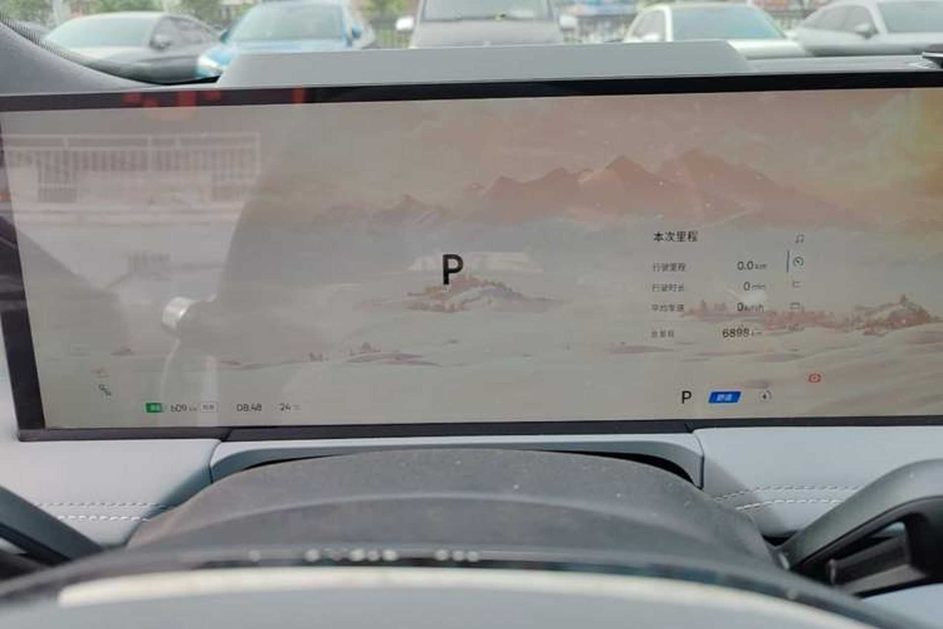 Used Geely Galaxy E8 2025 700 km Long-Range Intelligent Driving Version Instrument Cluster
