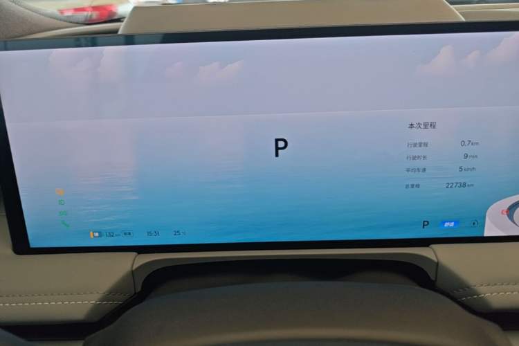 Used Geely Galaxy E8 2025 700 km Long-Range Intelligent Driving Version Instrument Cluster