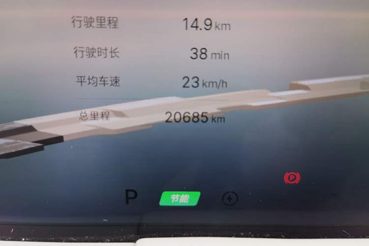 Used Geely Galaxy E8 2025 700 km Long-Range Intelligent Driving Version Odometer Close Up