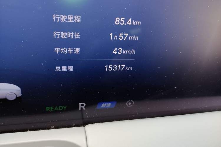 Used Geely Galaxy E8 2025 700 km Long-Range Intelligent Driving Version Odometer Close Up