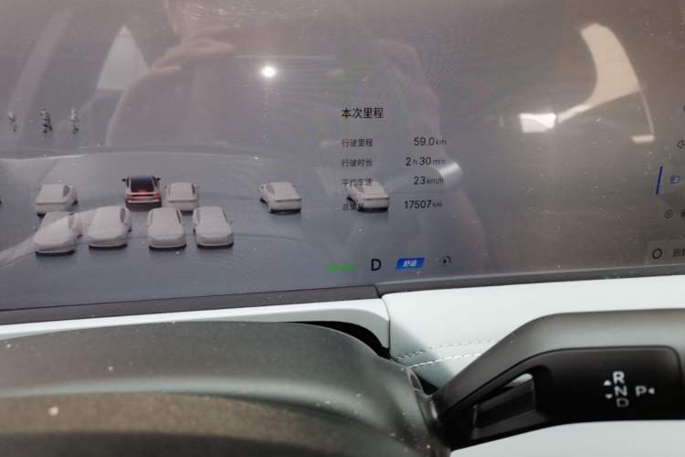 Used Geely Galaxy E8 2025 700 km Long-Range Intelligent Driving Version Odometer Close Up