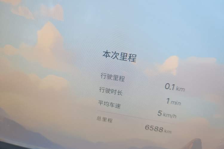 Used Geely Galaxy E8 2025 Model—610km Exploration+ Version Odometer Close Up