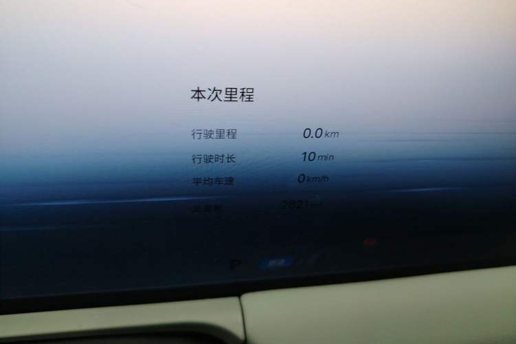 Used Geely Galaxy E8 2025 700 km Long-Range Intelligent Driving Version Odometer Close Up