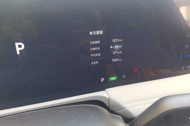 Used Geely Galaxy E8 2025 575 km Intelligent Driving Edition Odometer Close Up