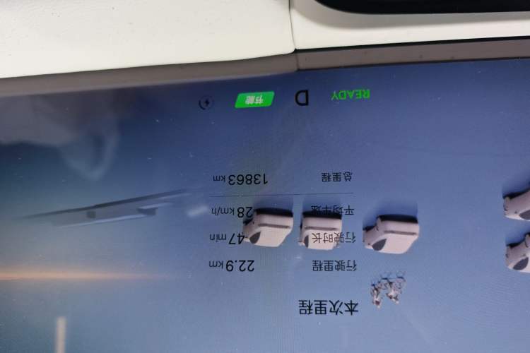 Used Geely Galaxy E8 2025 700 km Long-Range Intelligent Driving Version Odometer Close Up
