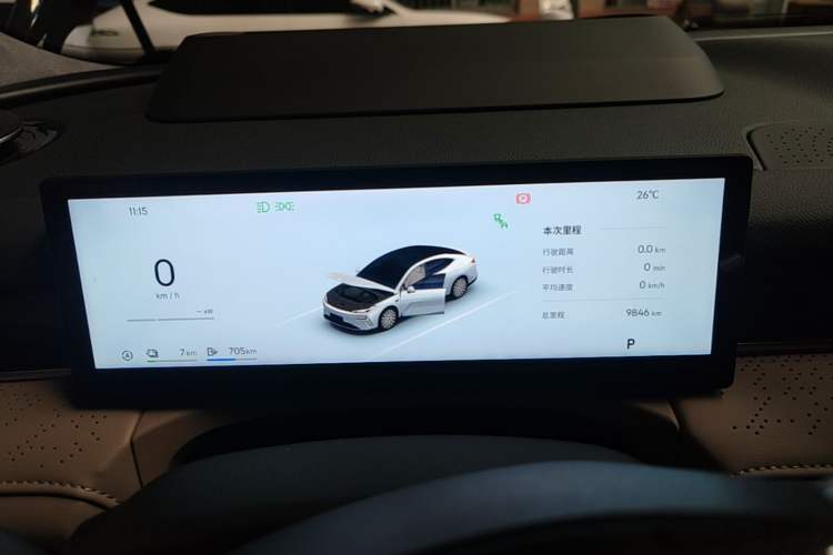 Used Geely Galaxy 8 2025 130km EM-P Starship Edition Instrument Cluster