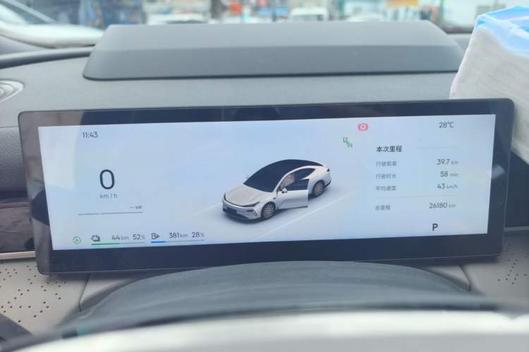 Used Geely Galaxy 8 2025 130km EM-i Flagship Edition Instrument Cluster