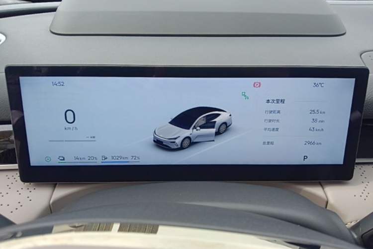 Used Geely Galaxy 8 2025 130km EM-i Flagship Edition Instrument Cluster