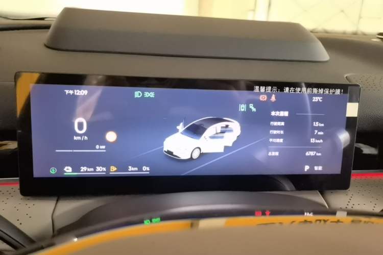 Used Geely Galaxy 8 2025 130km EM-P Starship Edition Instrument Cluster