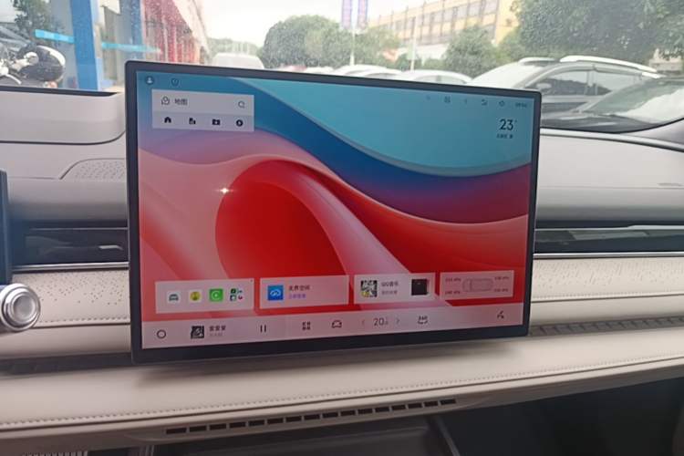 Used Geely Galaxy 8 2025 130km EM-i Flagship Edition Audio And AC Panel