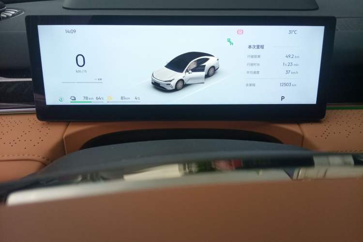 Used Geely Galaxy 8 2025 130km EM-i Flagship Edition Instrument Cluster