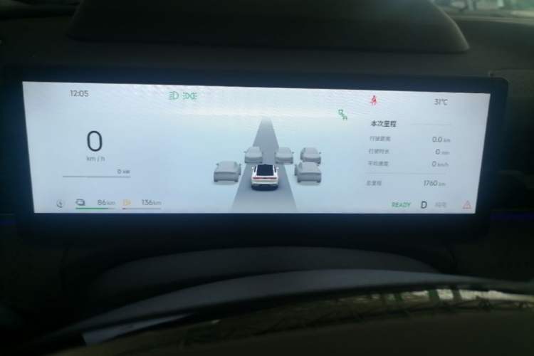 Used Geely Galaxy 8 2025 130km EM-P Starship Edition Instrument Cluster