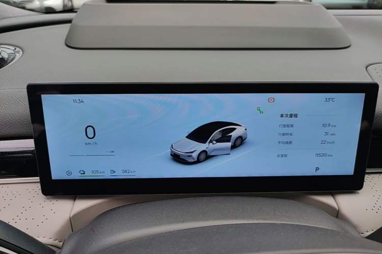 Used Geely Galaxy 8 2025 130km EM-P Starship Edition Instrument Cluster
