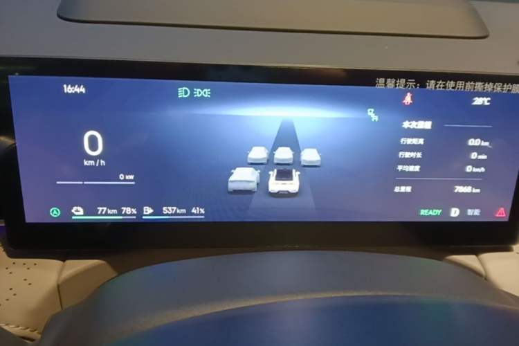 Used Geely Galaxy 8 2025 130km EM-P Starship Edition Instrument Cluster