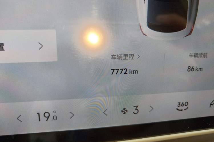 Used Geely Galaxy 8 2025 130km EM-i Deluxe Edition Odometer Close Up