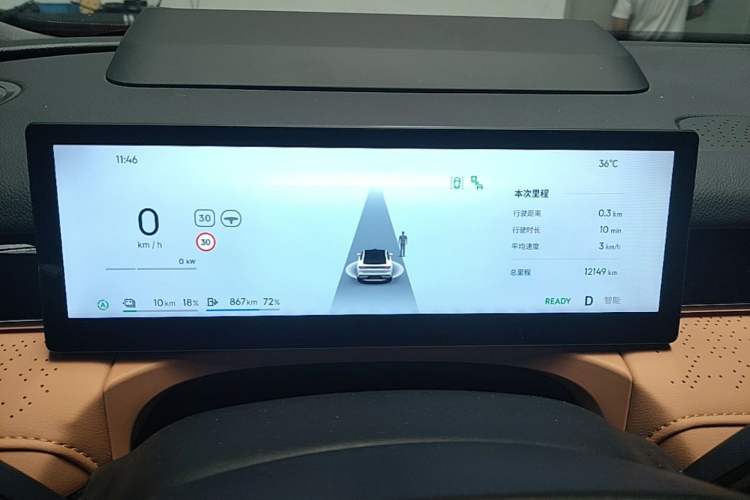 Used Geely Galaxy 8 2025 130km EM-P Starship Edition Instrument Cluster