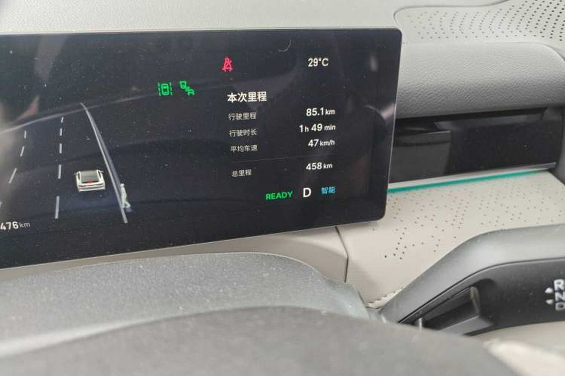 Used Geely Galaxy 8 2026 Model 225km EM-i Long-Range Galaxy Edition Odometer Close Up