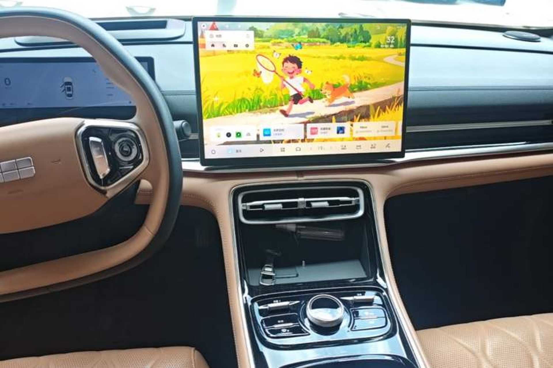 Used Geely Galaxy A7 2025 Model EM-i 150km Starship Edition Audio And AC Panel