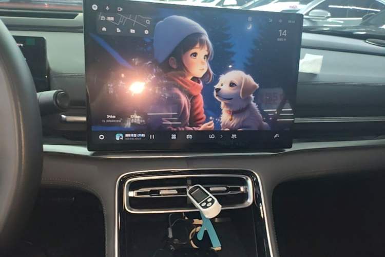 Used Geely Galaxy A7 2025 Model EM-i 150km Exploration+ Edition Audio And AC Panel