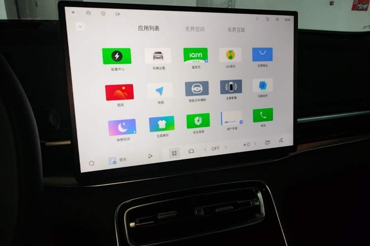 Used Geely Galaxy A7 2025 Model EM-i 150km Exploration+ Edition Audio And AC Panel