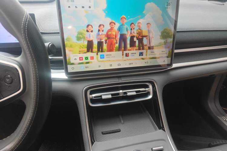 Used Geely Galaxy A7 2025 Model EM-i 150km Exploration+ Edition Audio And AC Panel