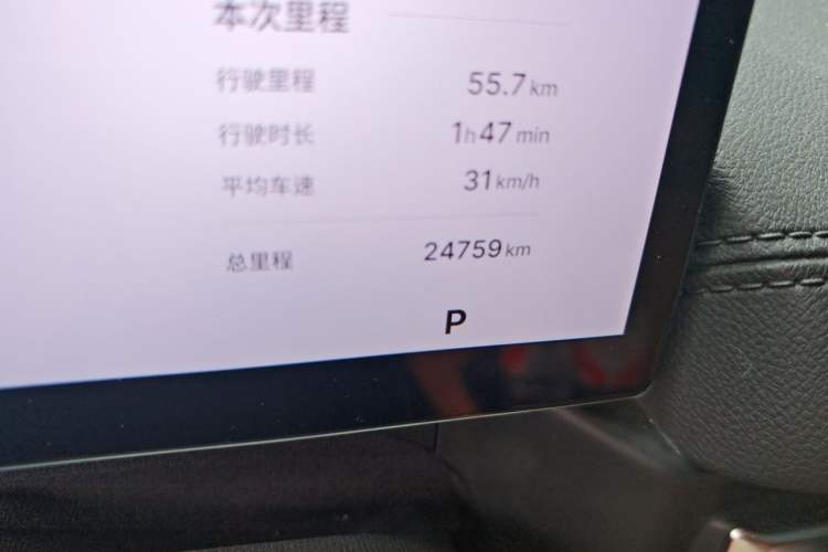 Used Geely Galaxy A7 2025 Model EM-i 150km Starship Edition Odometer Close Up