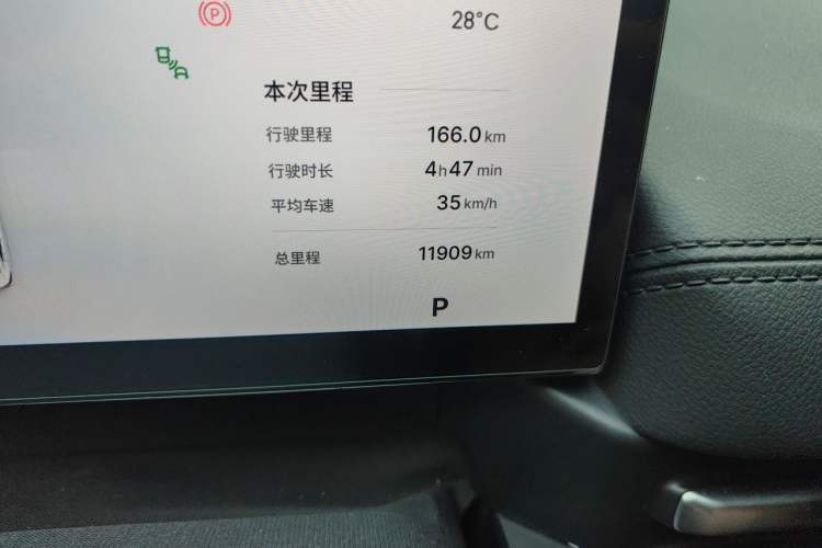 Used Geely Galaxy A7 2025 Model EM-i 150km Starship Edition Odometer Close Up