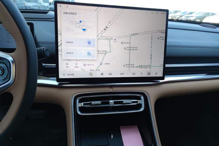 Used Geely Galaxy A7 2025 Model EM-i 150km Starship Edition Audio And AC Panel