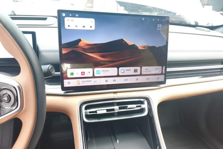 Used Geely Galaxy A7 2025 Model EM-i 150km Starship Edition Audio And AC Panel