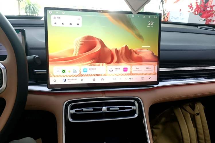 Used Geely Galaxy A7 2025 Model EM-i 150km Starship Edition Audio And AC Panel