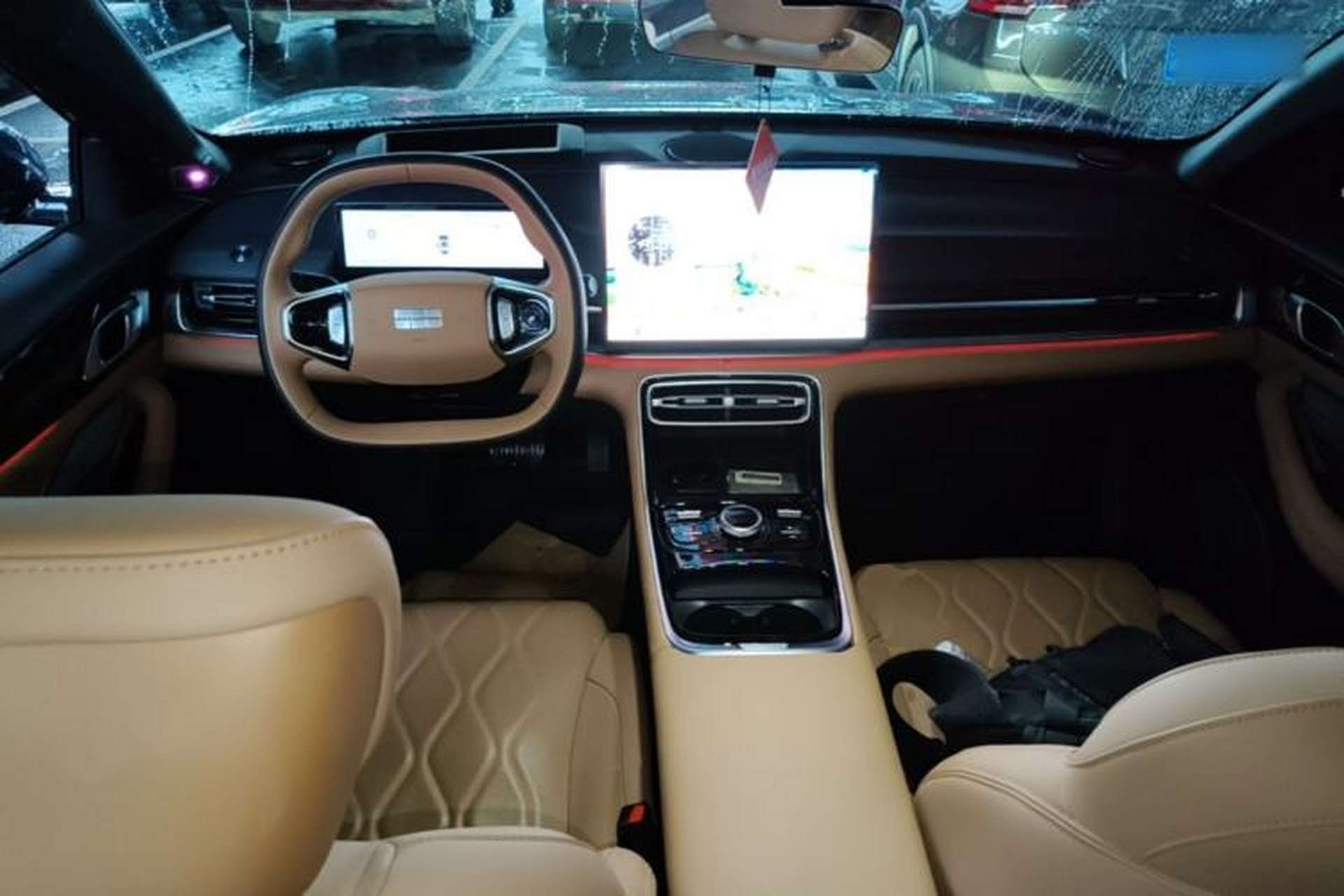 Used Geely Galaxy A7 2025 Model EM-i 150km Starship Edition Center Console