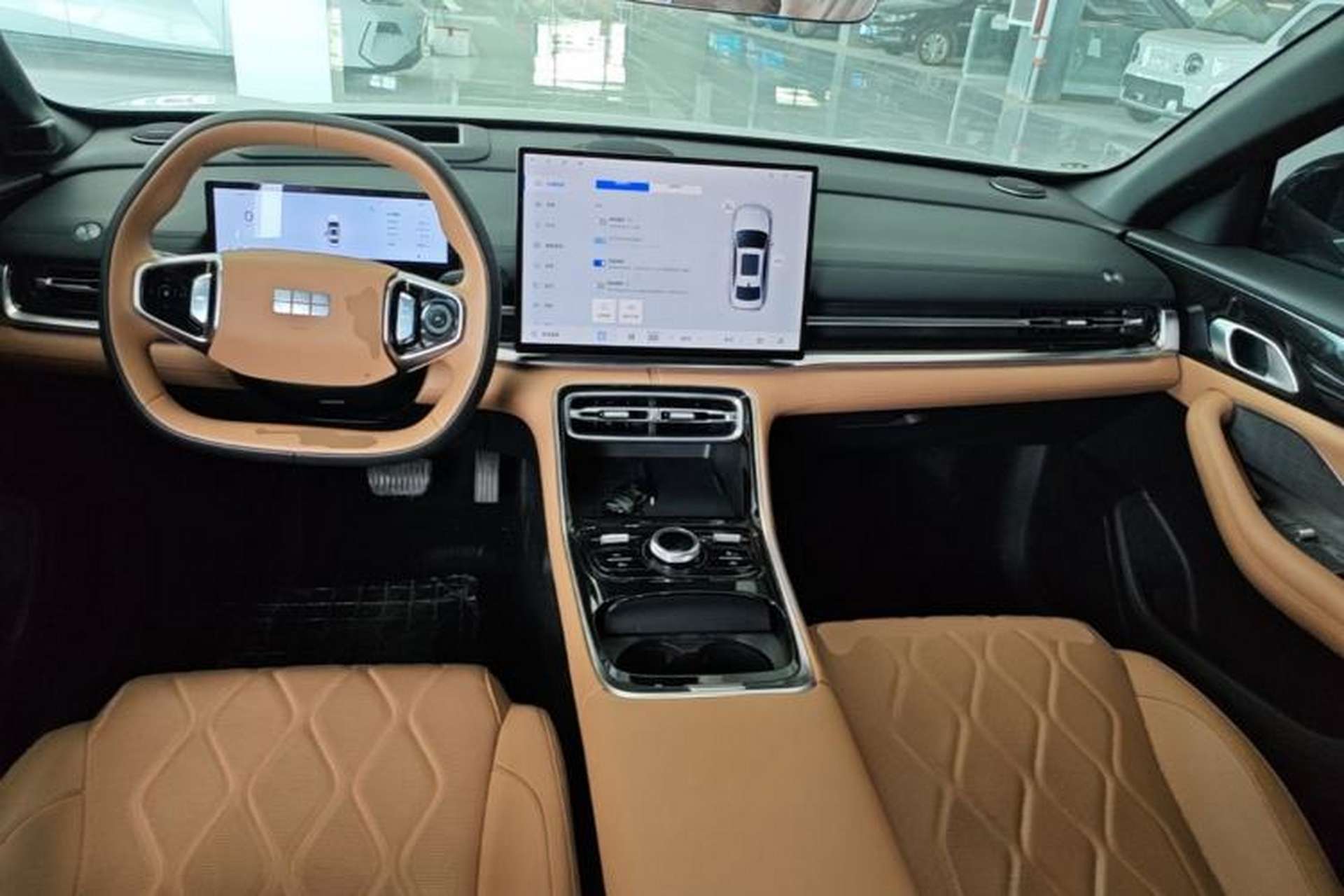 Used Geely Galaxy A7 2025 Model EM-i 150km Starship Edition Center Console
