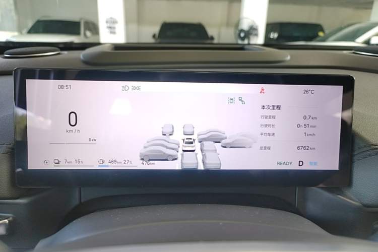 Used Geely Galaxy A7 2025 Model EM-i 150km Starship Edition Instrument Cluster