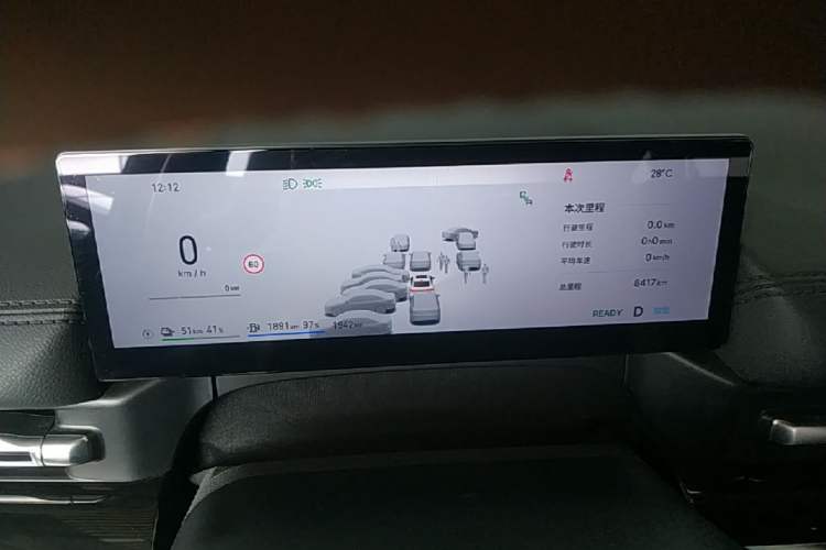 Used Geely Galaxy A7 2025 Model EM-i 150km Starship Edition Instrument Cluster