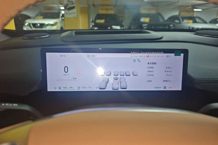 Used Geely Galaxy A7 2025 Model EM-i 150km Starship Edition Instrument Cluster