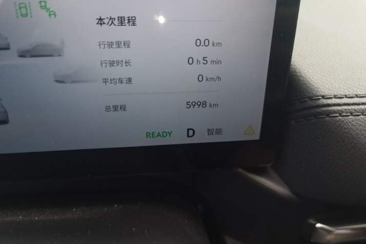 Used Geely Galaxy A7 2025 Model EM-i 150km Starship Edition Odometer Close Up