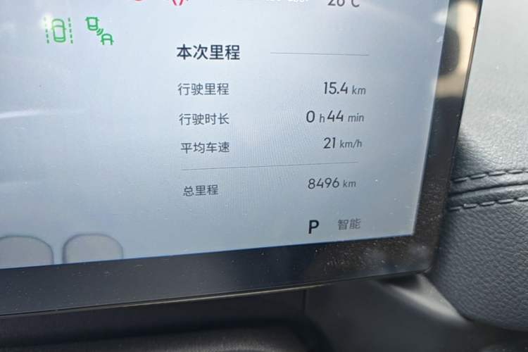 Used Geely Galaxy A7 2025 Model EM-i 150km Starship Edition Odometer Close Up