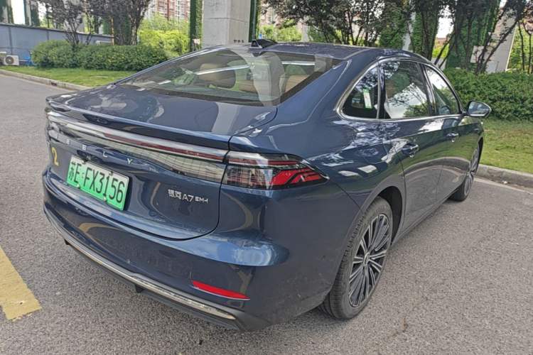 Used Geely Galaxy A7 2025 Model EM-i 150km Starship Edition Rear Right 45 Deg