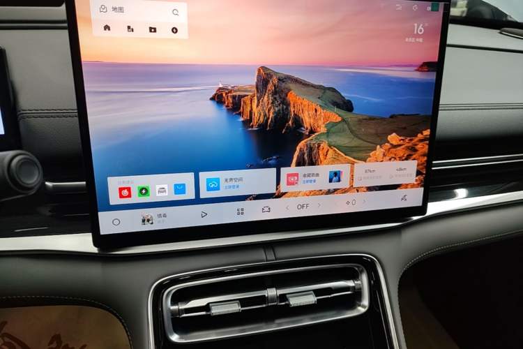 Used Geely Galaxy A7 2025 Model EM-i 150km Exploration+ Edition Audio And AC Panel
