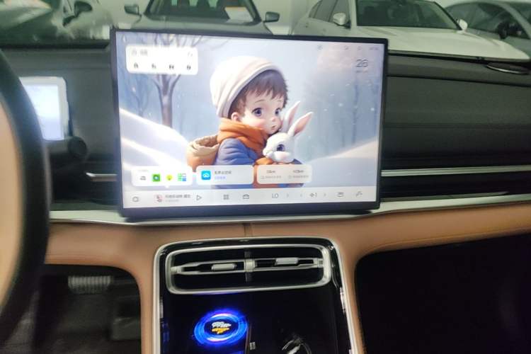 Used Geely Galaxy A7 2025 Model EM-i 150km Exploration+ Edition Audio And AC Panel