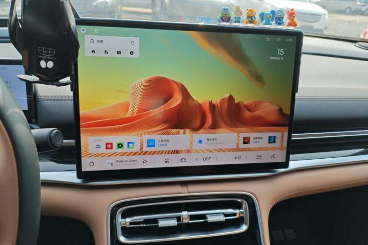 Used Geely Galaxy A7 2025 Model EM-i 150km Exploration+ Edition Audio And AC Panel