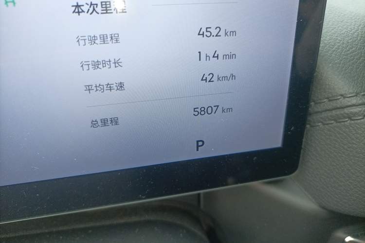 Used Geely Galaxy A7 2025 Model EM-i 150km Starship Edition Odometer Close Up
