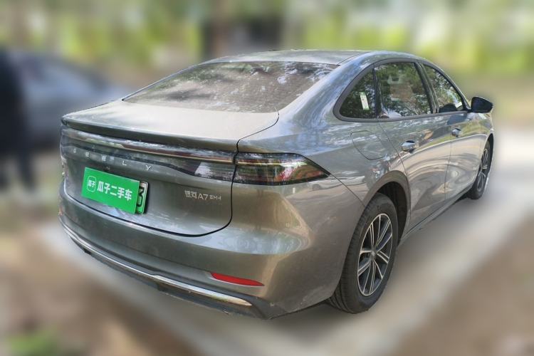 Used Geely Galaxy A7 2025 Model EM-i 70km Luxury Edition Rear Right 45 Deg