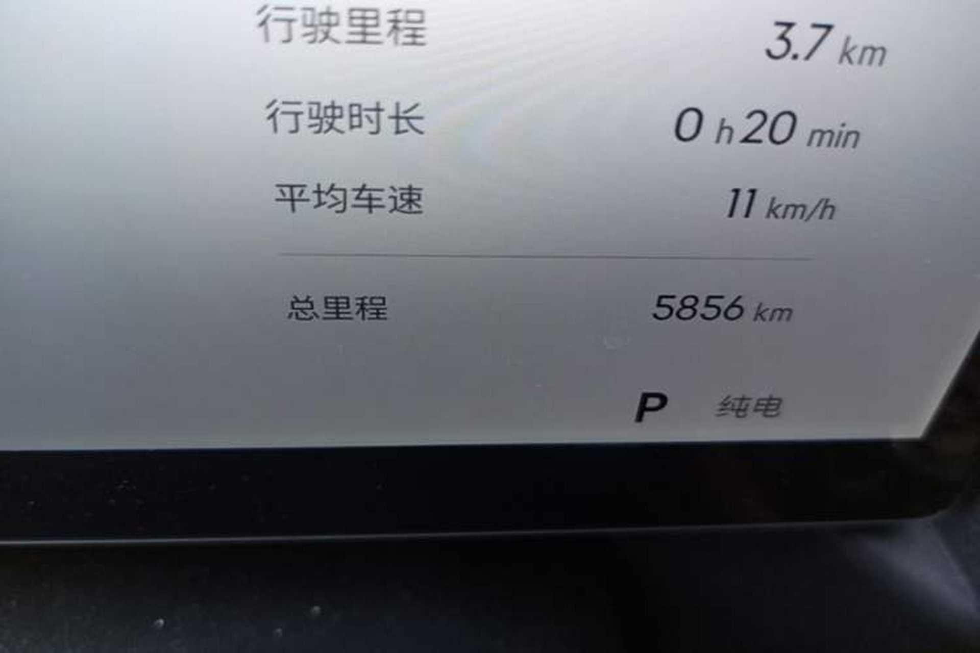 Used Geely Galaxy A7 2025 Model EM-i 150km Starship Edition Odometer Close Up
