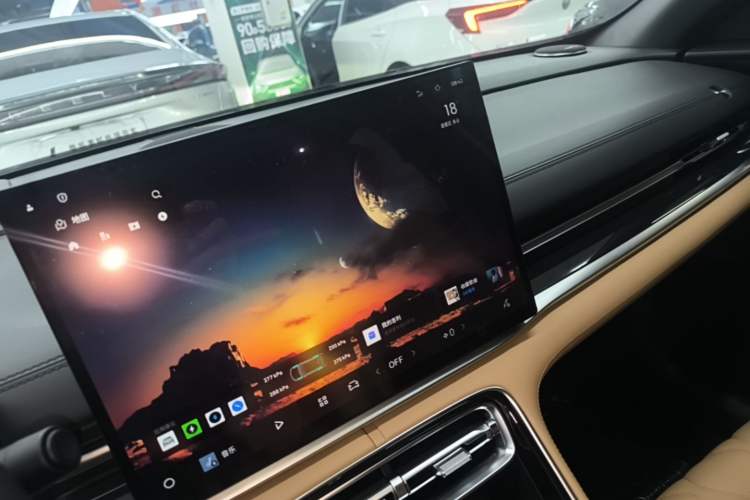 Used Geely Galaxy A7 2025 Model EM-i 150km Exploration+ Edition Audio And AC Panel
