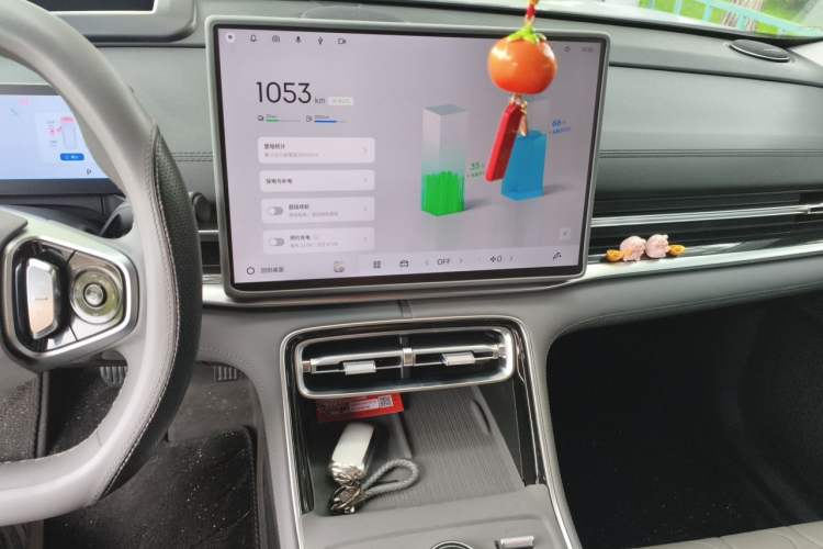 Used Geely Galaxy A7 2025 Model EM-i 150km Exploration+ Edition Audio And AC Panel