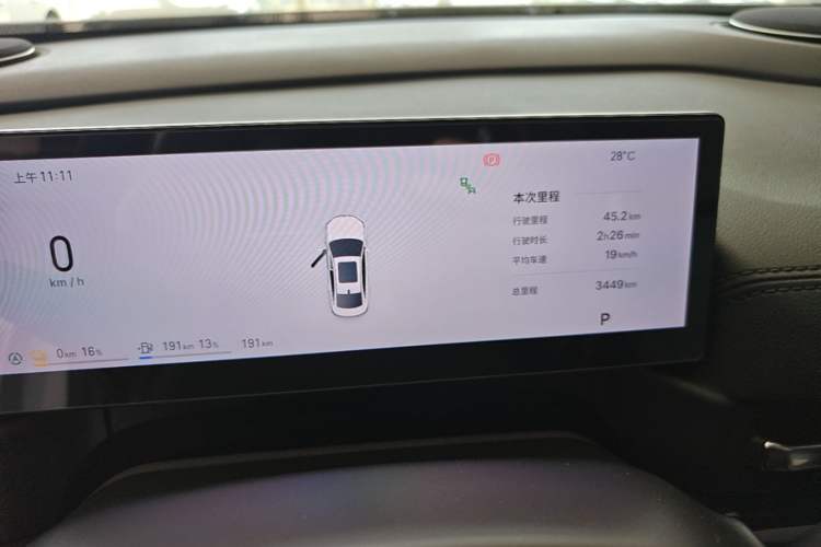 Used Geely Galaxy A7 2025 Model EM-i 70km Exploration Edition Instrument Cluster