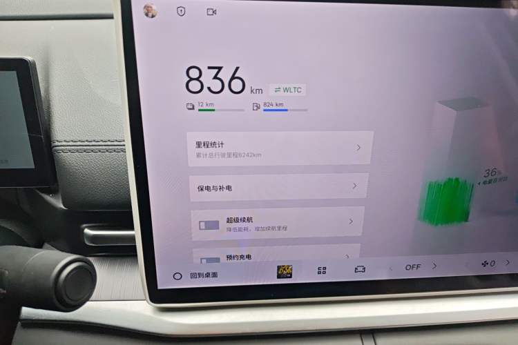 Used Geely Galaxy A7 2025 Model EM-i 70km Luxury Edition Odometer Close Up