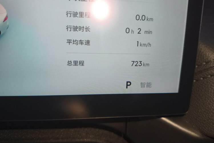 Used Geely Galaxy A7 2025 Model EM-i 150km Prestige Edition Odometer Close Up